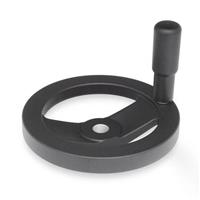 GN 324 Handwheel Matt Black Plastic Coated